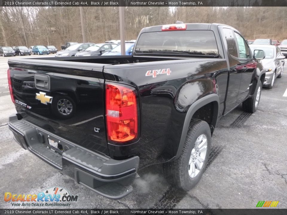 2019 Chevrolet Colorado LT Extended Cab 4x4 Black / Jet Black Photo #5