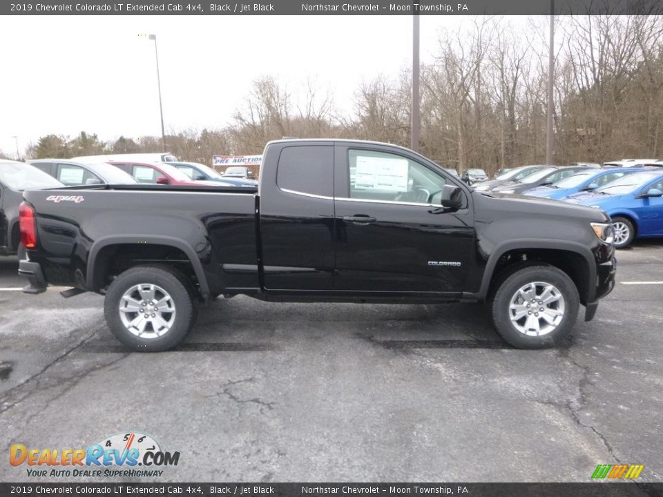 2019 Chevrolet Colorado LT Extended Cab 4x4 Black / Jet Black Photo #6