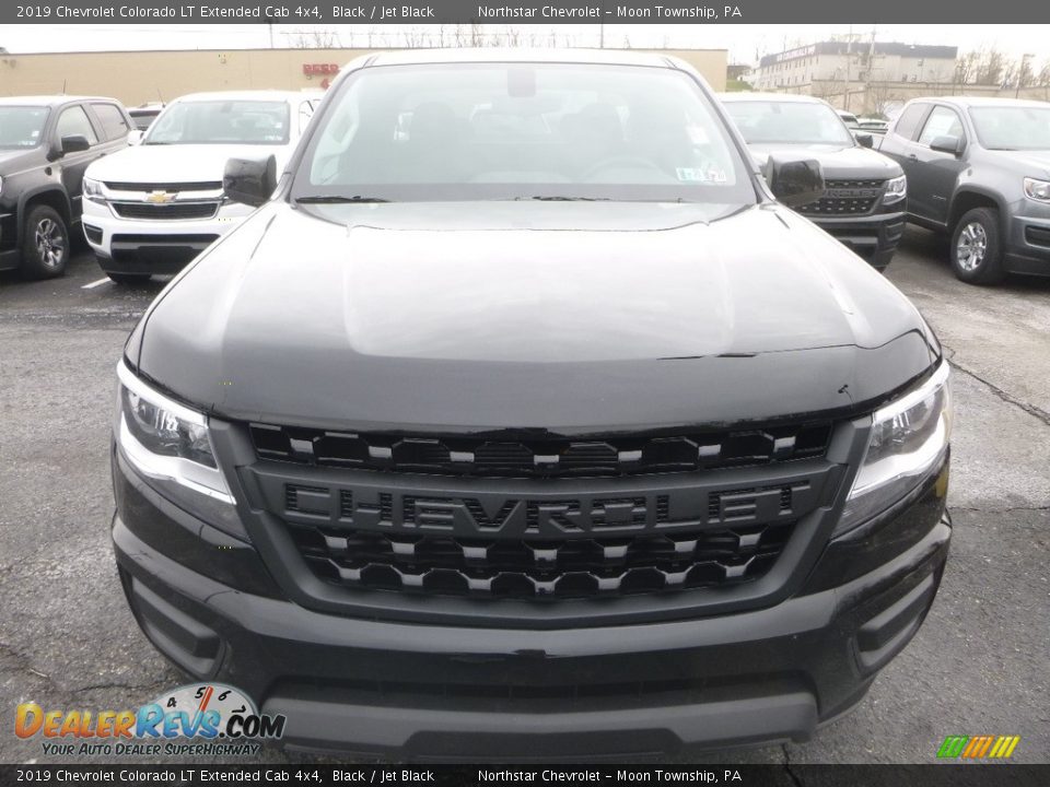 2019 Chevrolet Colorado LT Extended Cab 4x4 Black / Jet Black Photo #8