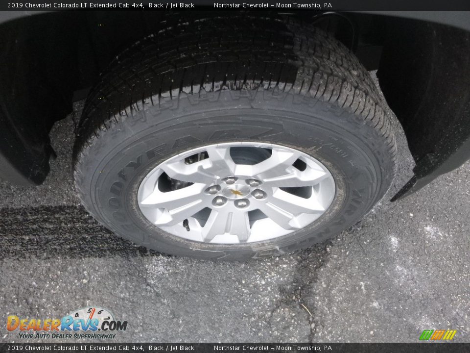 2019 Chevrolet Colorado LT Extended Cab 4x4 Black / Jet Black Photo #9