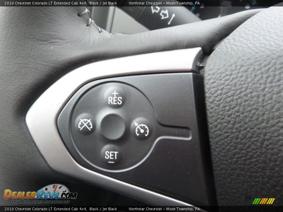 2019 Chevrolet Colorado LT Extended Cab 4x4 Black / Jet Black Photo #19
