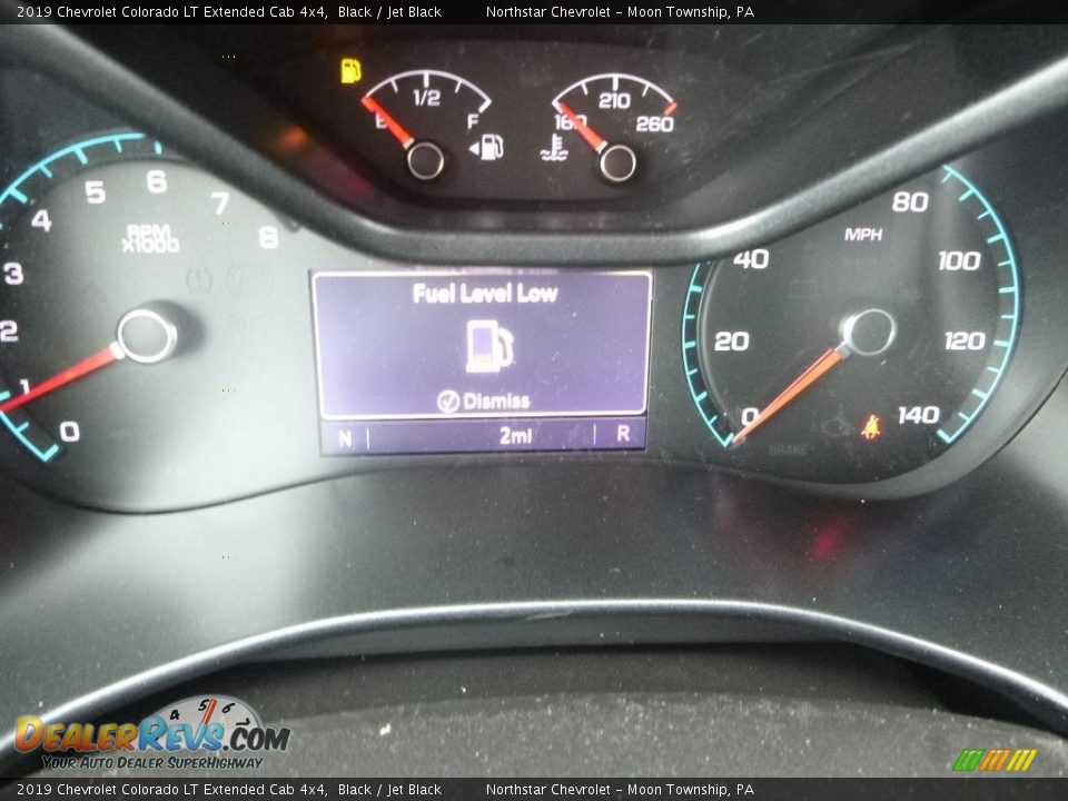 2019 Chevrolet Colorado LT Extended Cab 4x4 Black / Jet Black Photo #20
