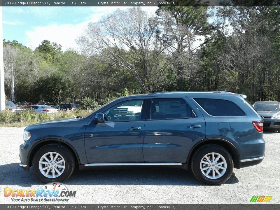 2019 Dodge Durango SXT Reactor Blue / Black Photo #2