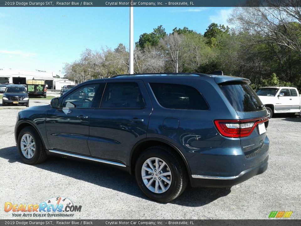 2019 Dodge Durango SXT Reactor Blue / Black Photo #3
