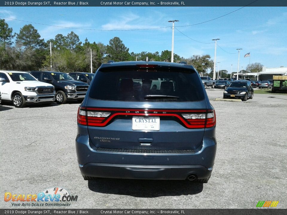 2019 Dodge Durango SXT Reactor Blue / Black Photo #4
