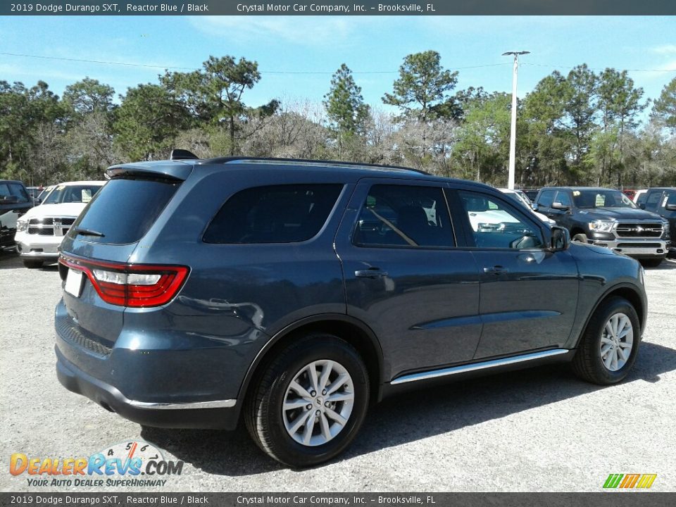 2019 Dodge Durango SXT Reactor Blue / Black Photo #5