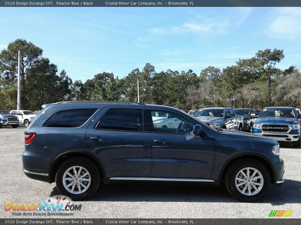 2019 Dodge Durango SXT Reactor Blue / Black Photo #6