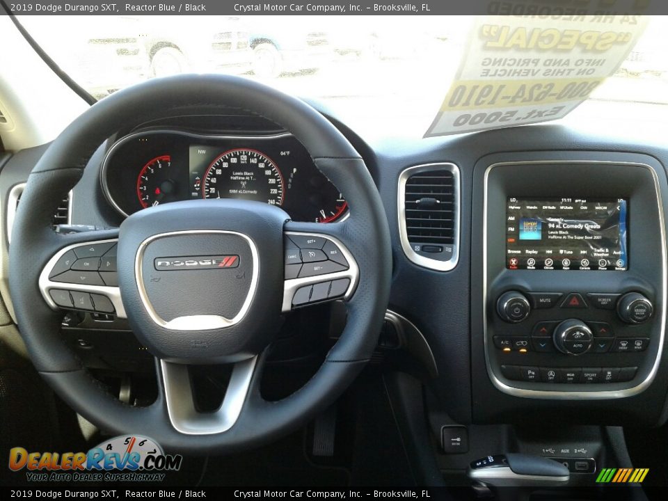 2019 Dodge Durango SXT Reactor Blue / Black Photo #13