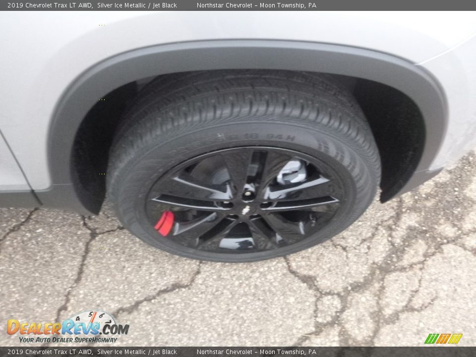 2019 Chevrolet Trax LT AWD Silver Ice Metallic / Jet Black Photo #9