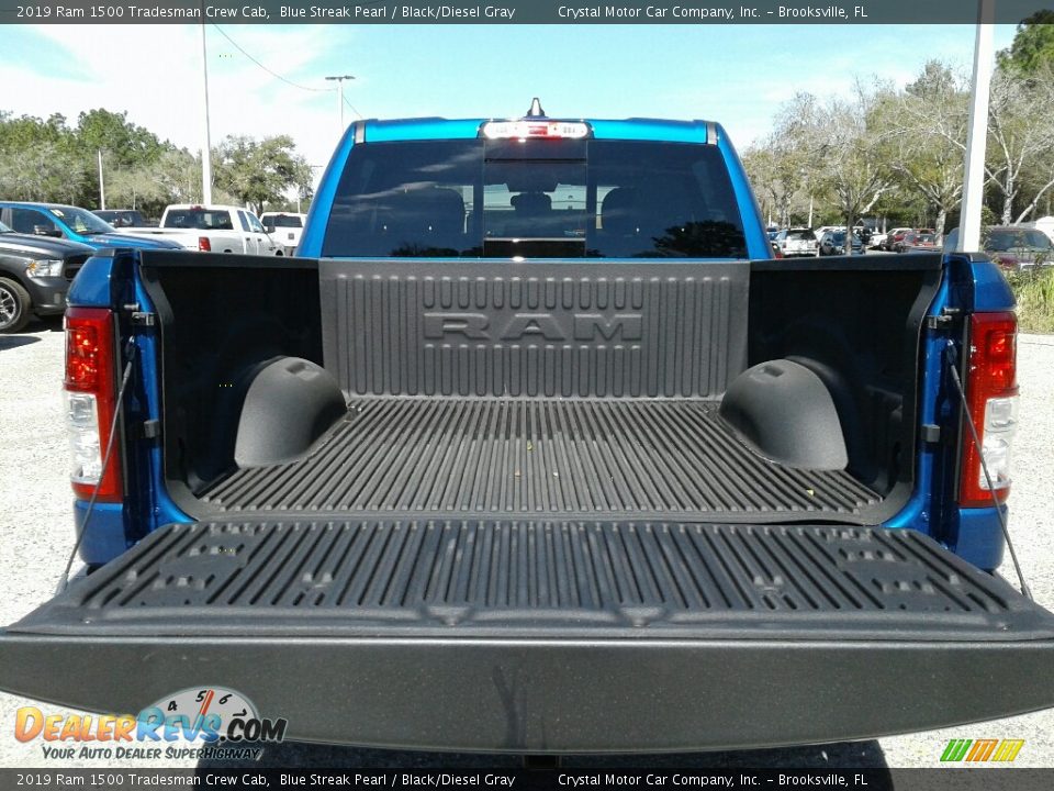 2019 Ram 1500 Tradesman Crew Cab Blue Streak Pearl / Black/Diesel Gray Photo #19