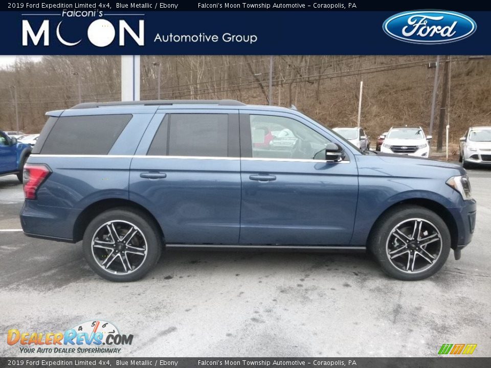 2019 Ford Expedition Limited 4x4 Blue Metallic / Ebony Photo #1