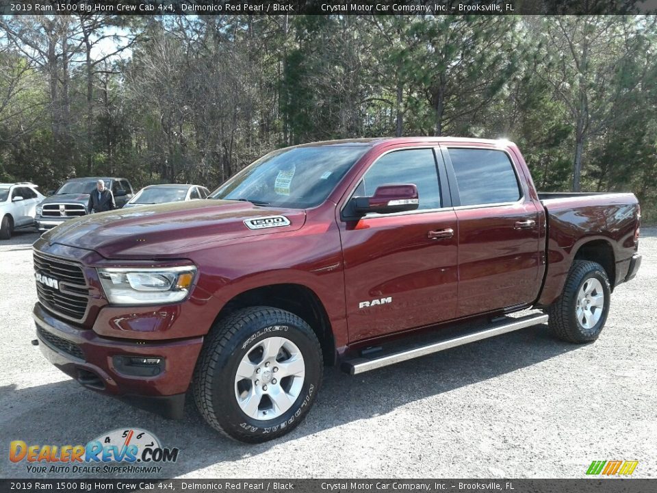 2019 Ram 1500 Big Horn Crew Cab 4x4 Delmonico Red Pearl / Black Photo #1