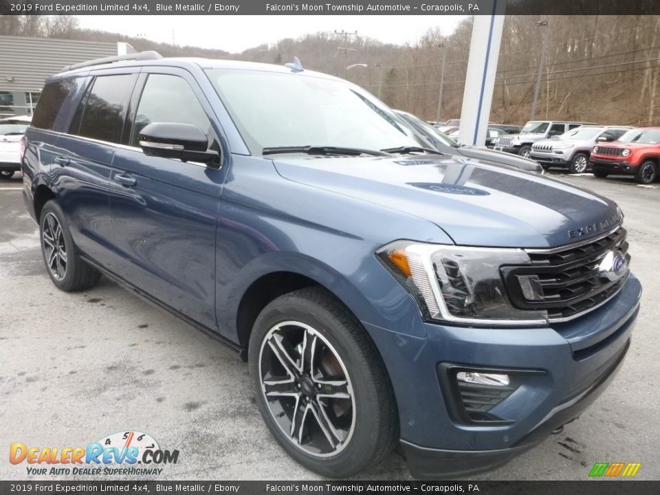 2019 Ford Expedition Limited 4x4 Blue Metallic / Ebony Photo #3