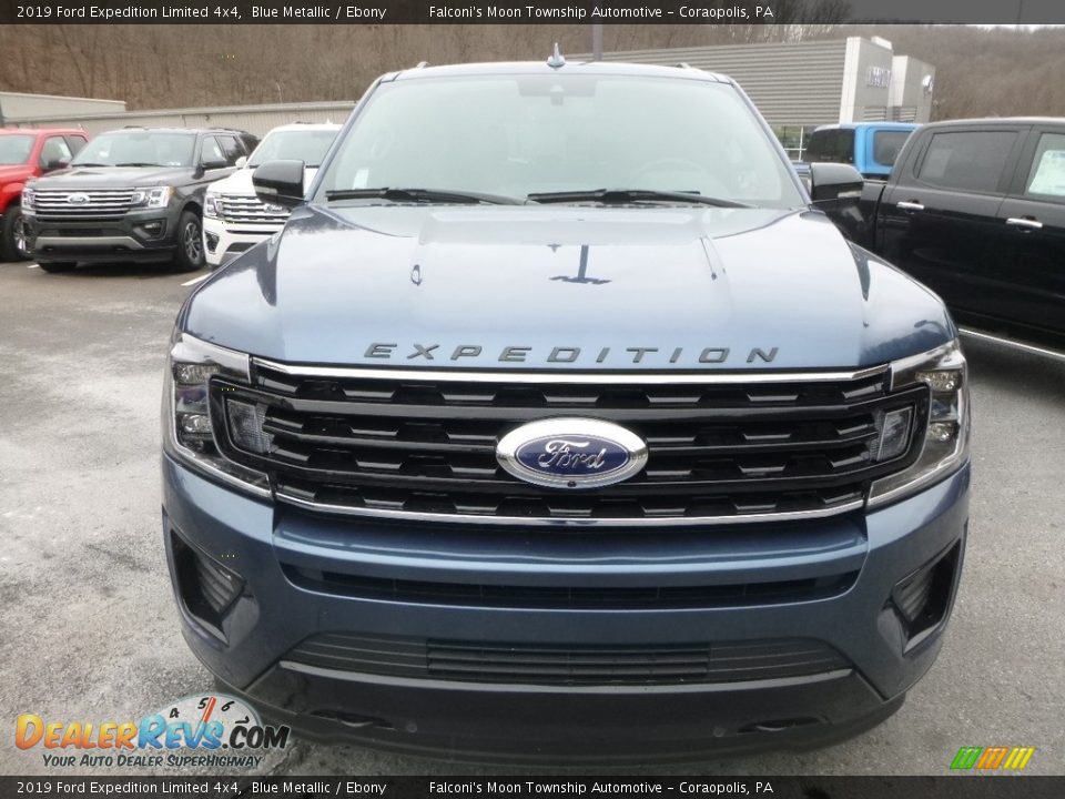 2019 Ford Expedition Limited 4x4 Blue Metallic / Ebony Photo #4