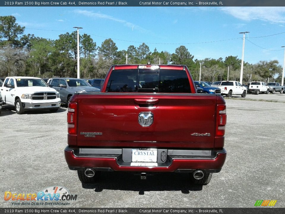 2019 Ram 1500 Big Horn Crew Cab 4x4 Delmonico Red Pearl / Black Photo #4