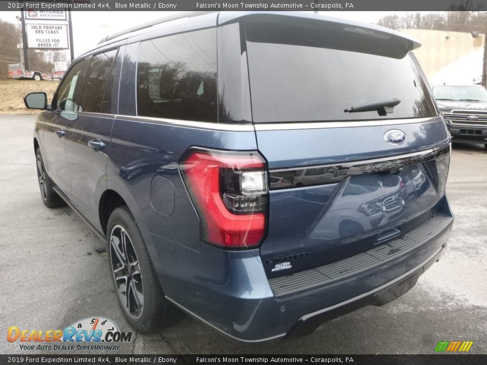 2019 Ford Expedition Limited 4x4 Blue Metallic / Ebony Photo #6