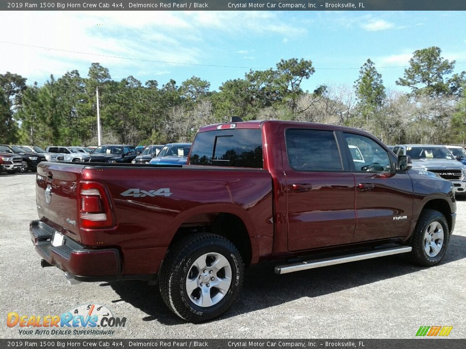 2019 Ram 1500 Big Horn Crew Cab 4x4 Delmonico Red Pearl / Black Photo #5