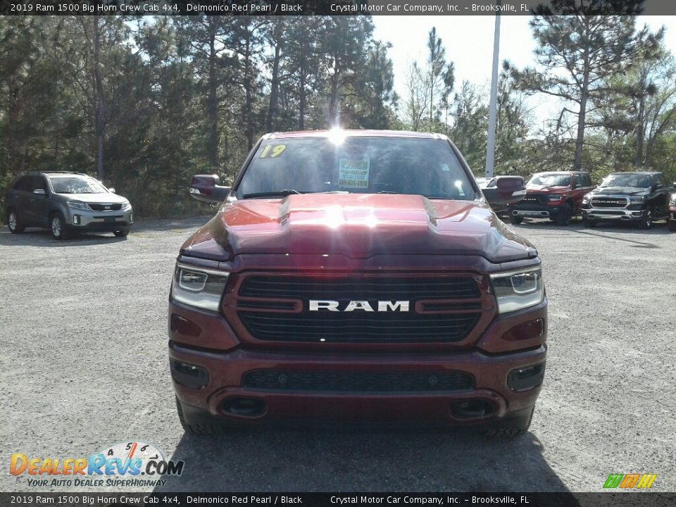2019 Ram 1500 Big Horn Crew Cab 4x4 Delmonico Red Pearl / Black Photo #8