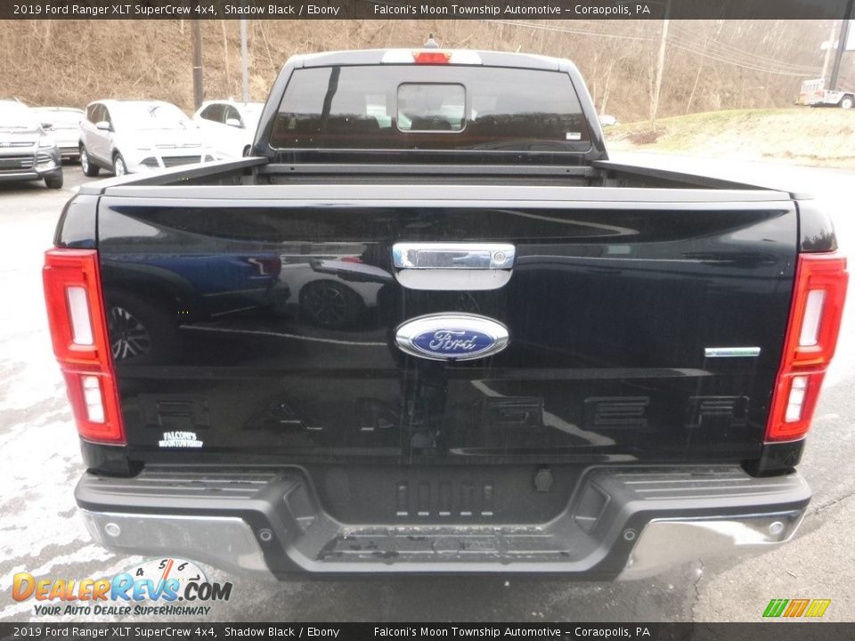 2019 Ford Ranger XLT SuperCrew 4x4 Shadow Black / Ebony Photo #3