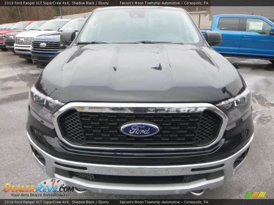 2019 Ford Ranger XLT SuperCrew 4x4 Shadow Black / Ebony Photo #8