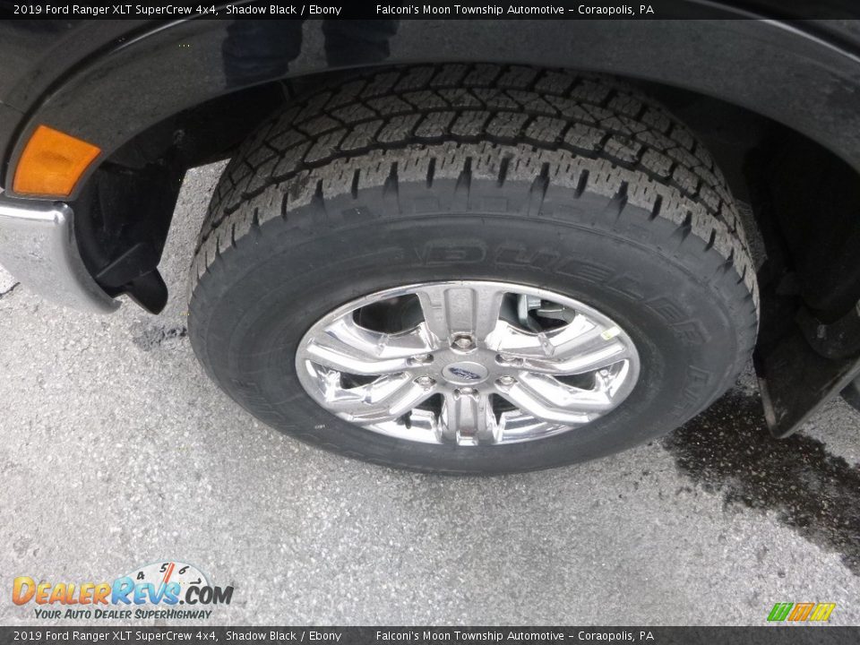 2019 Ford Ranger XLT SuperCrew 4x4 Shadow Black / Ebony Photo #9