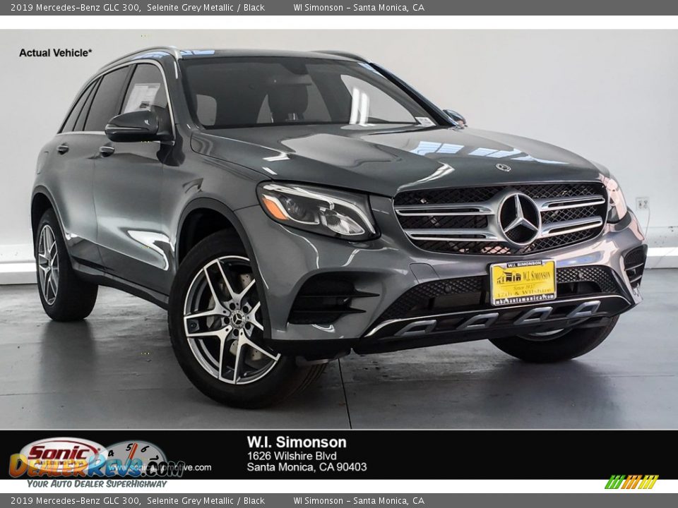 2019 Mercedes-Benz GLC 300 Selenite Grey Metallic / Black Photo #1