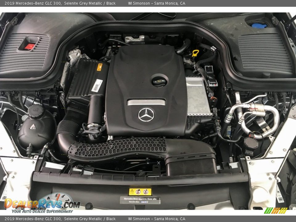 2019 Mercedes-Benz GLC 300 Selenite Grey Metallic / Black Photo #8
