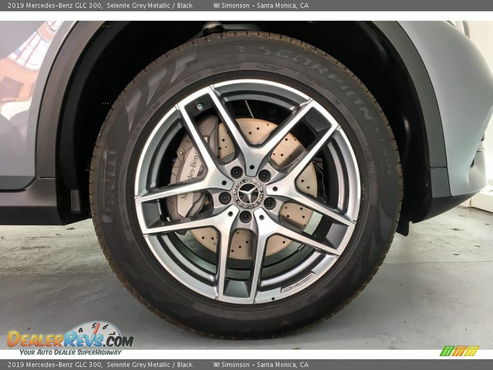 2019 Mercedes-Benz GLC 300 Selenite Grey Metallic / Black Photo #9