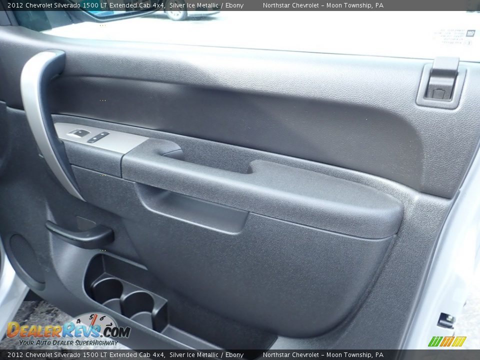 2012 Chevrolet Silverado 1500 LT Extended Cab 4x4 Silver Ice Metallic / Ebony Photo #16