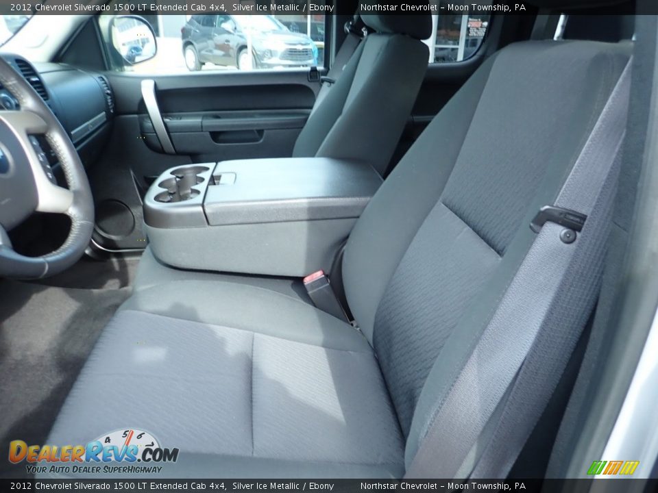 2012 Chevrolet Silverado 1500 LT Extended Cab 4x4 Silver Ice Metallic / Ebony Photo #19