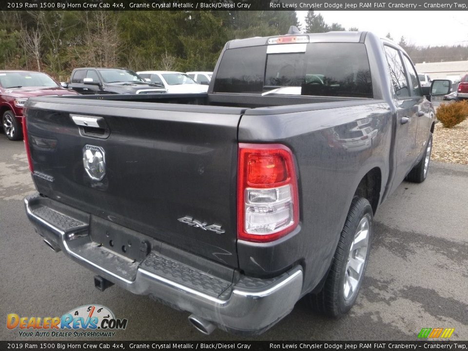 2019 Ram 1500 Big Horn Crew Cab 4x4 Granite Crystal Metallic / Black/Diesel Gray Photo #6