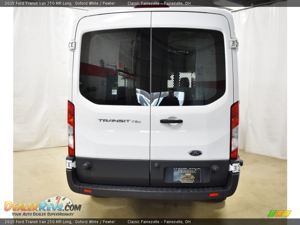 2015 Ford Transit Van 250 MR Long Oxford White / Pewter Photo #3