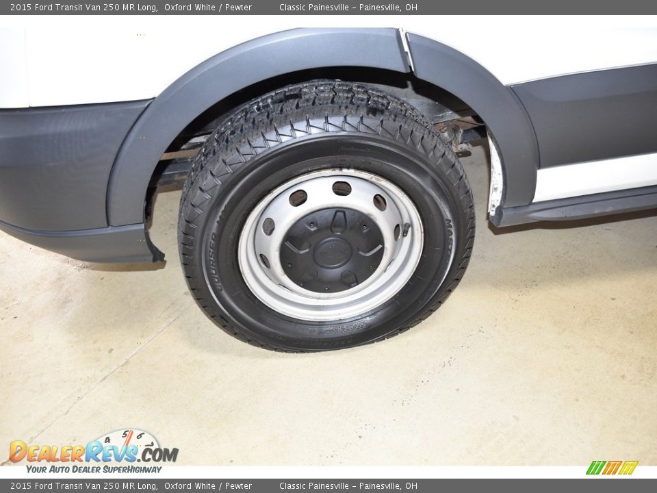 2015 Ford Transit Van 250 MR Long Oxford White / Pewter Photo #5