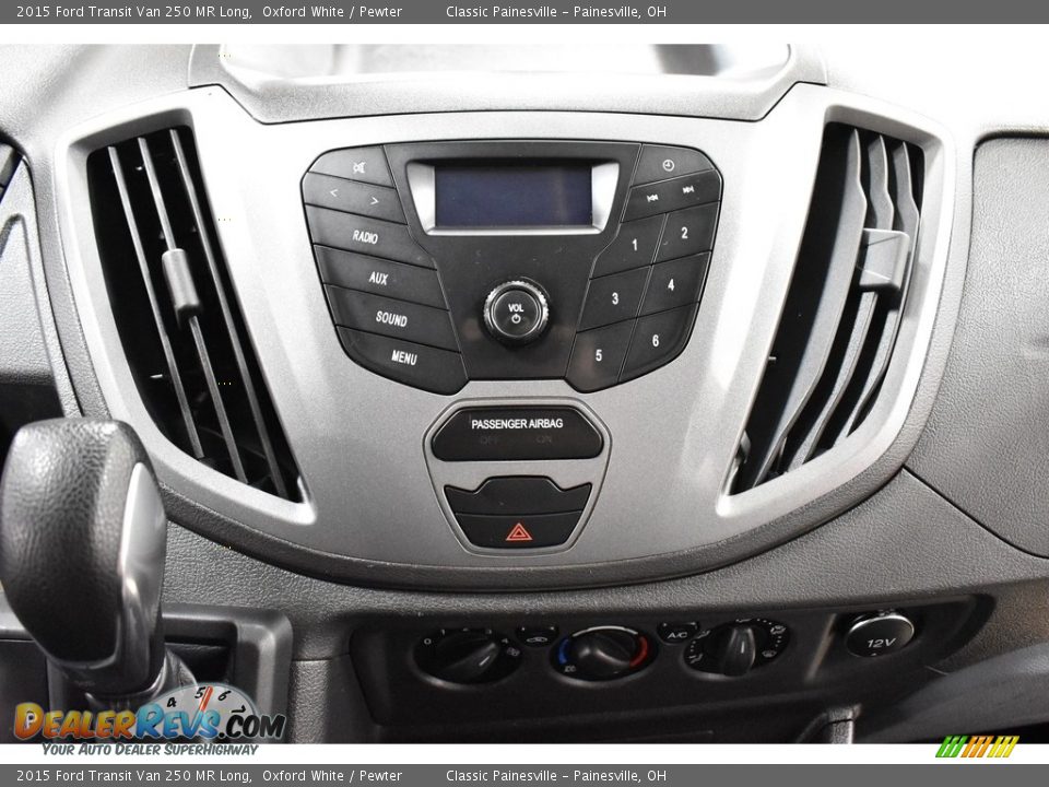 2015 Ford Transit Van 250 MR Long Oxford White / Pewter Photo #11