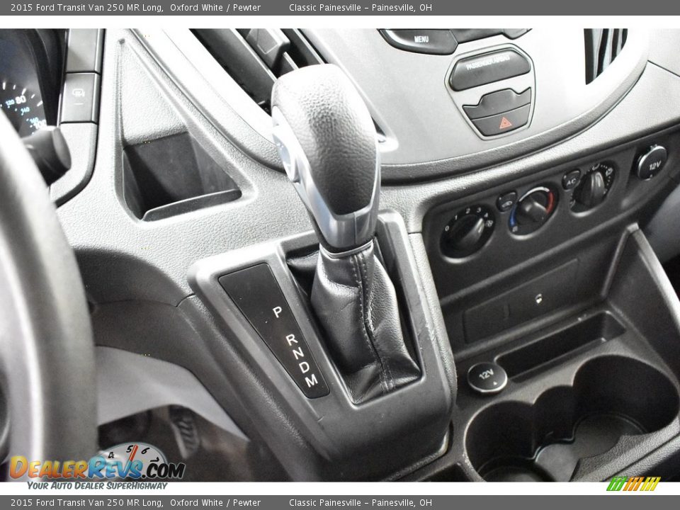 2015 Ford Transit Van 250 MR Long Oxford White / Pewter Photo #12