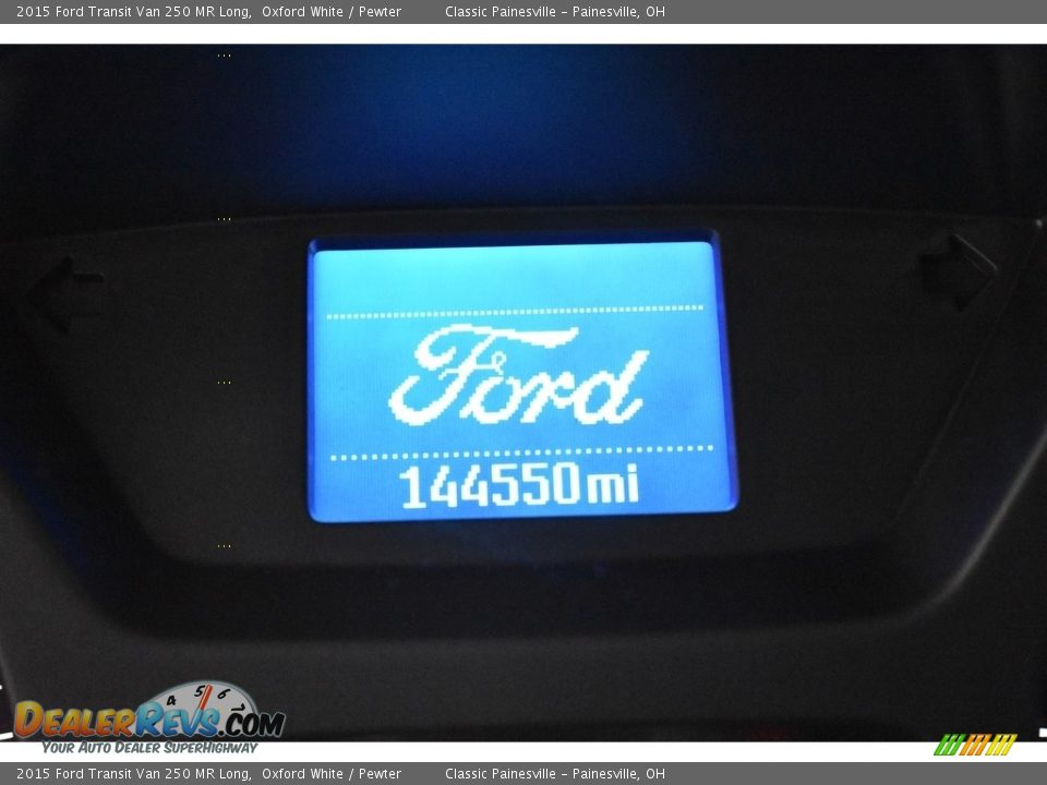 2015 Ford Transit Van 250 MR Long Oxford White / Pewter Photo #13
