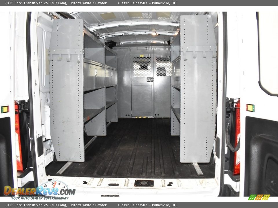 2015 Ford Transit Van 250 MR Long Oxford White / Pewter Photo #16