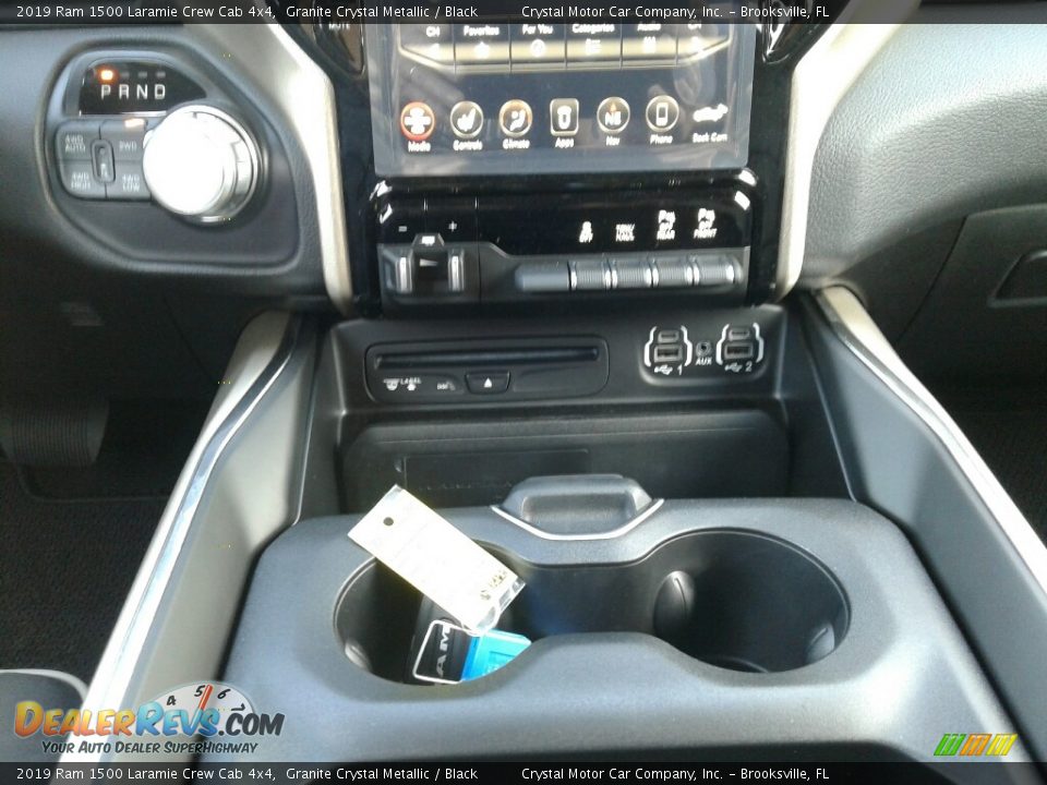 2019 Ram 1500 Laramie Crew Cab 4x4 Granite Crystal Metallic / Black Photo #16