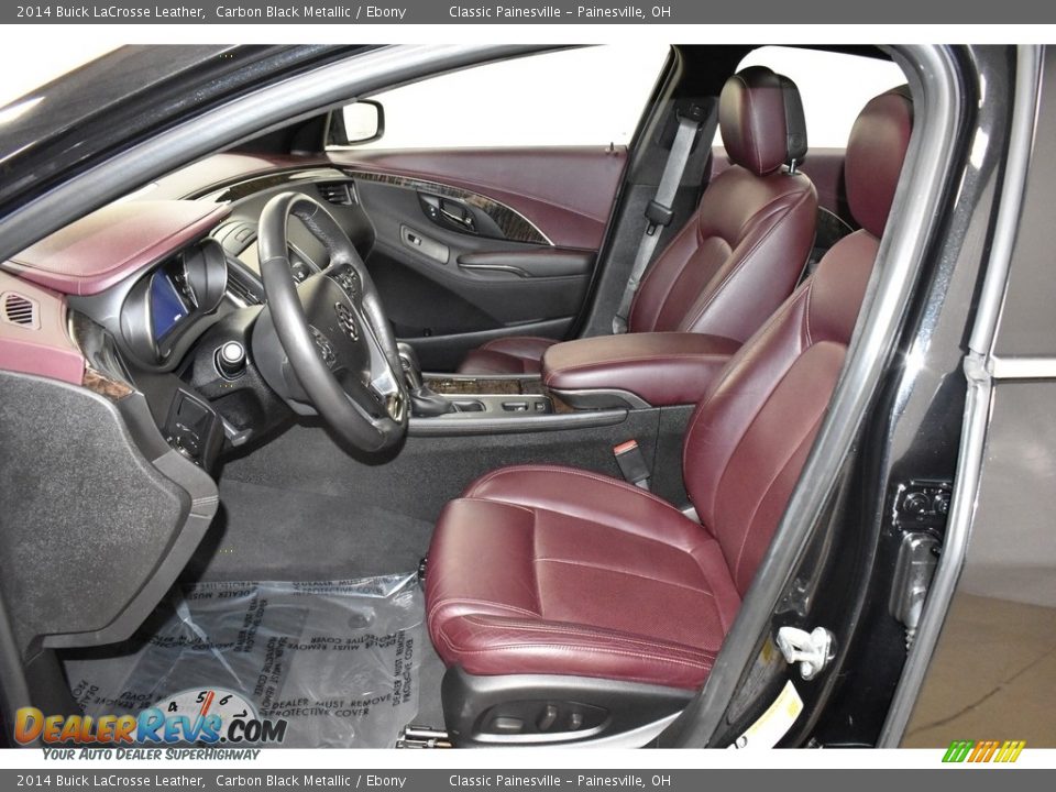 2014 Buick LaCrosse Leather Carbon Black Metallic / Ebony Photo #8
