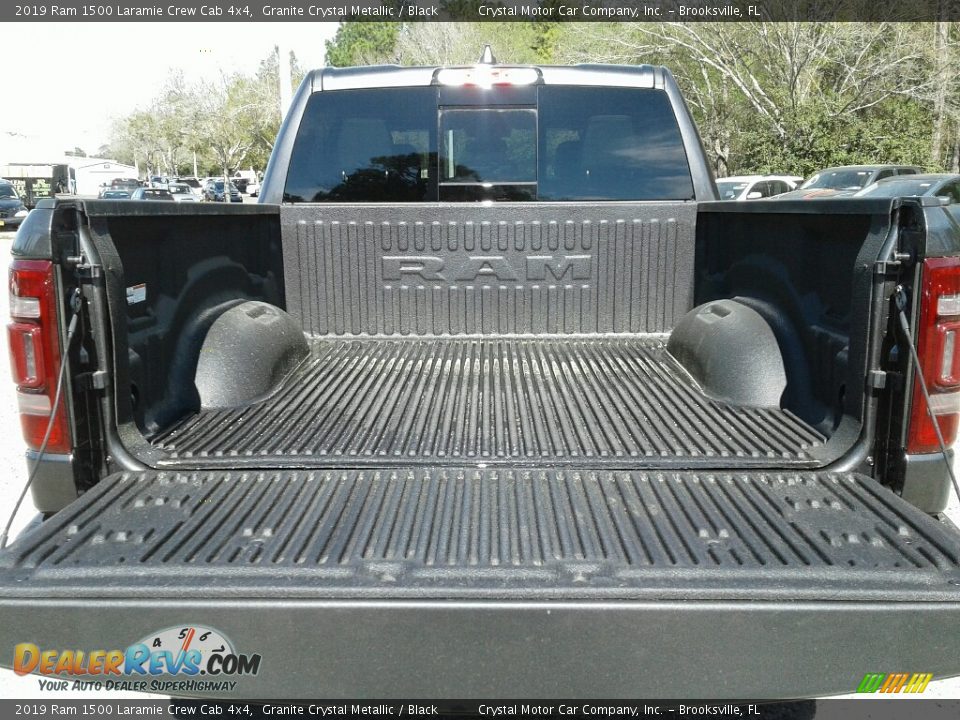 2019 Ram 1500 Laramie Crew Cab 4x4 Granite Crystal Metallic / Black Photo #19