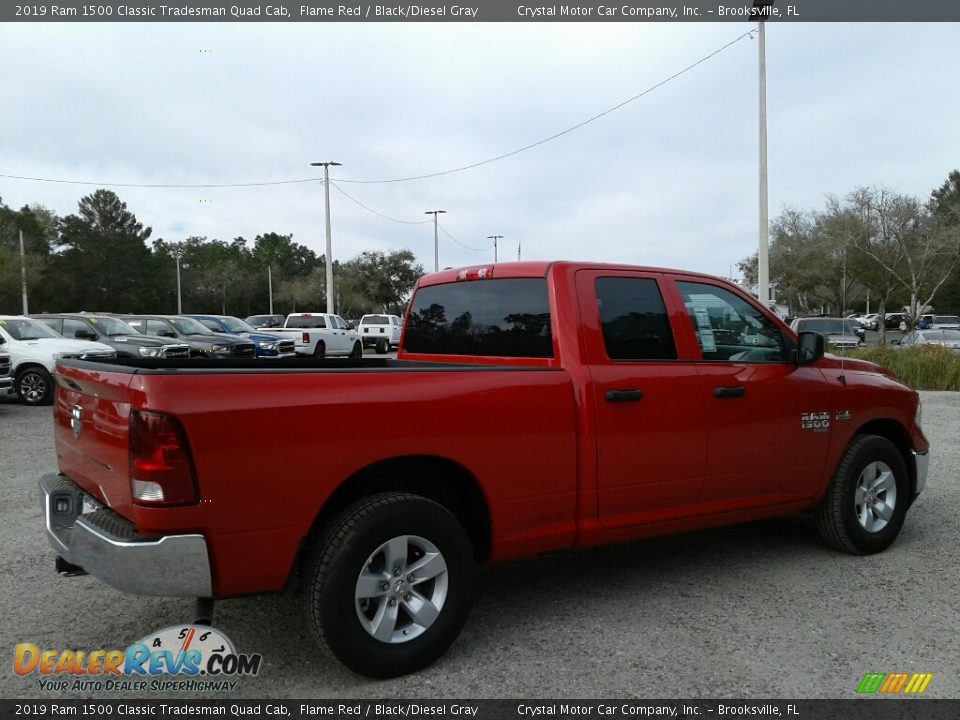 2019 Ram 1500 Classic Tradesman Quad Cab Flame Red / Black/Diesel Gray Photo #5