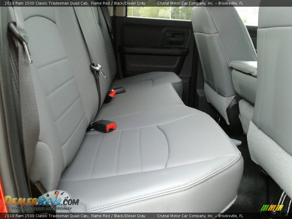 2019 Ram 1500 Classic Tradesman Quad Cab Flame Red / Black/Diesel Gray Photo #11