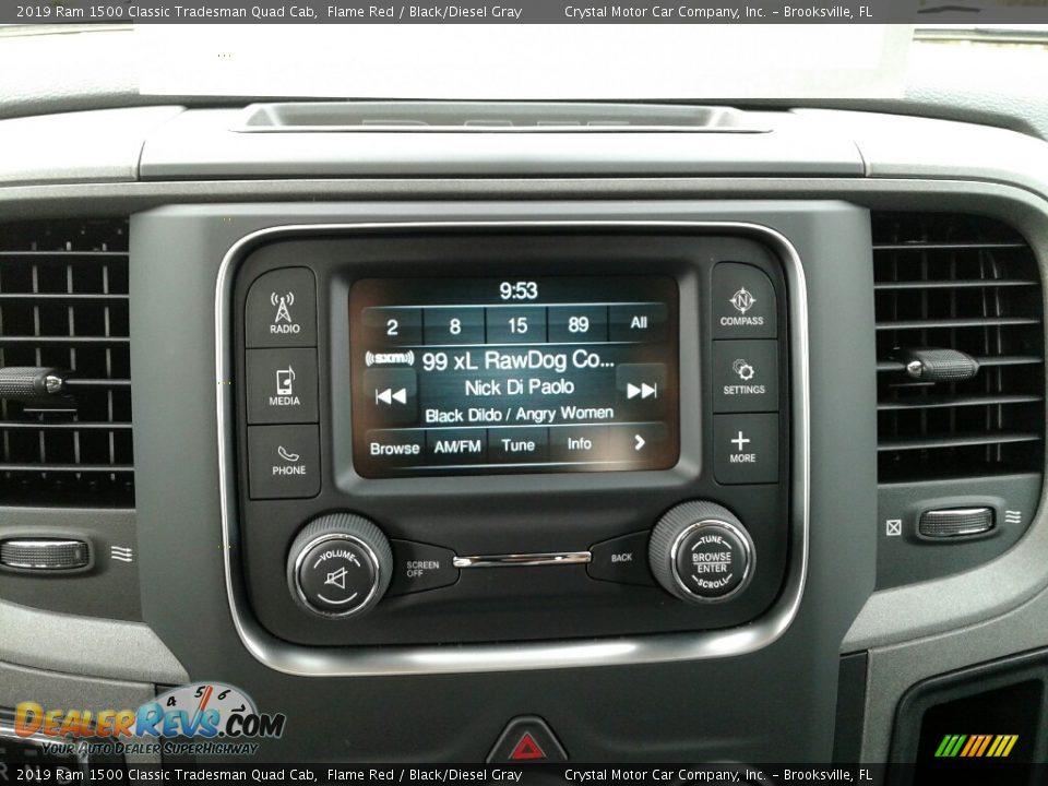 2019 Ram 1500 Classic Tradesman Quad Cab Flame Red / Black/Diesel Gray Photo #15