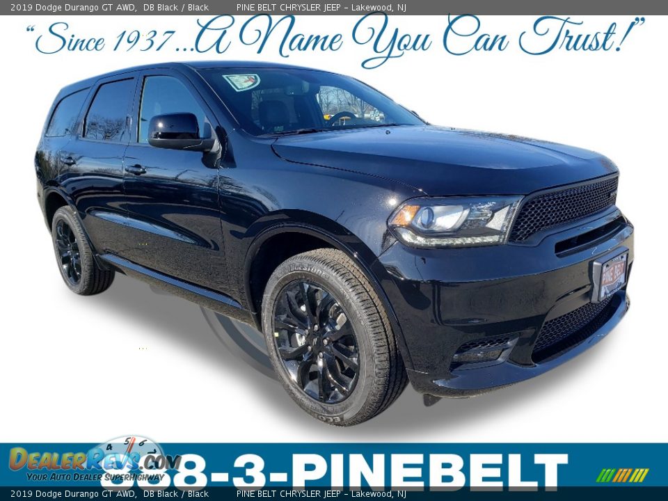 2019 Dodge Durango GT AWD DB Black / Black Photo #1