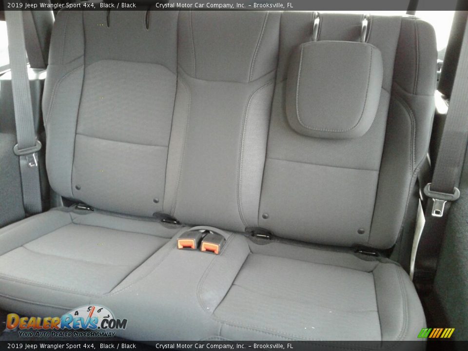 Rear Seat of 2019 Jeep Wrangler Sport 4x4 Photo #10