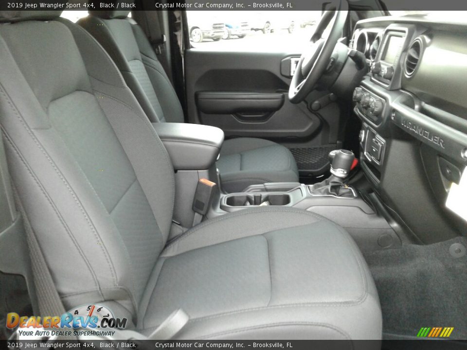 2019 Jeep Wrangler Sport 4x4 Black / Black Photo #12