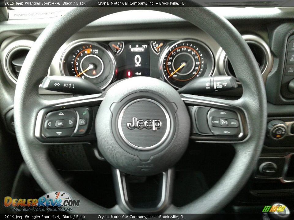 2019 Jeep Wrangler Sport 4x4 Steering Wheel Photo #14