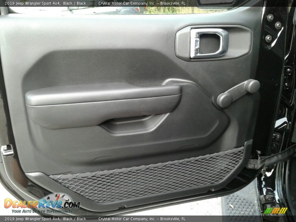 2019 Jeep Wrangler Sport 4x4 Black / Black Photo #17