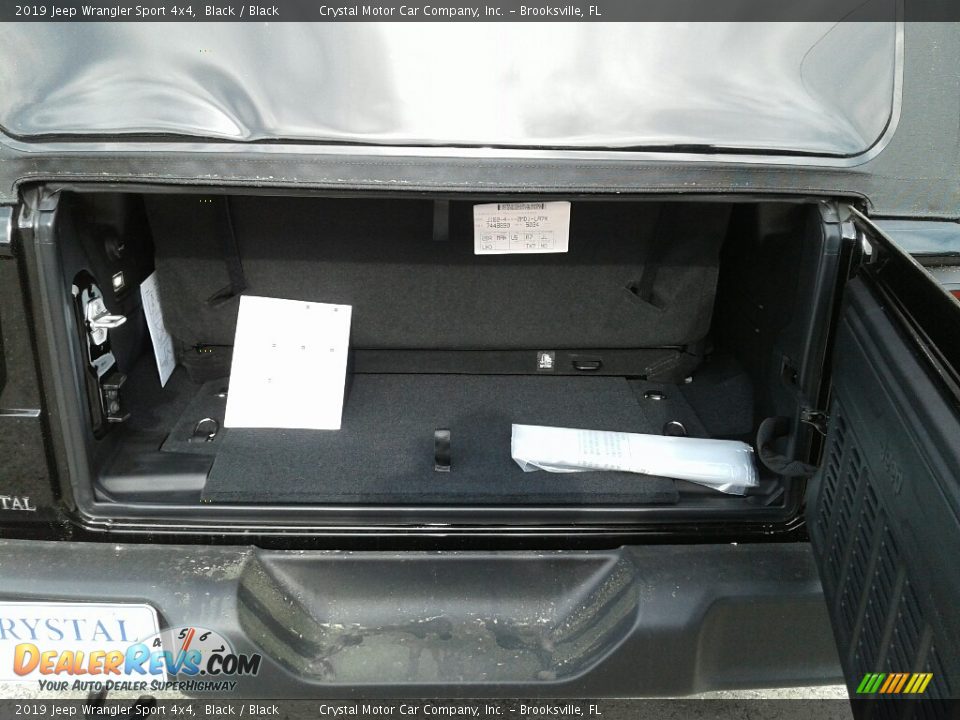 2019 Jeep Wrangler Sport 4x4 Black / Black Photo #19