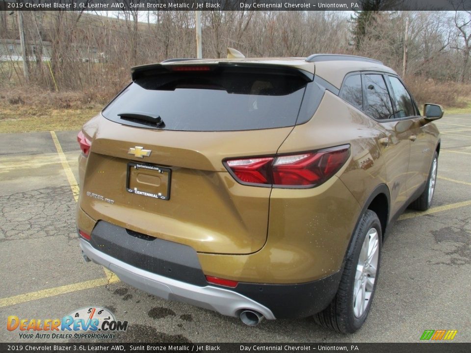 2019 Chevrolet Blazer 3.6L Leather AWD Sunlit Bronze Metallic / Jet Black Photo #7